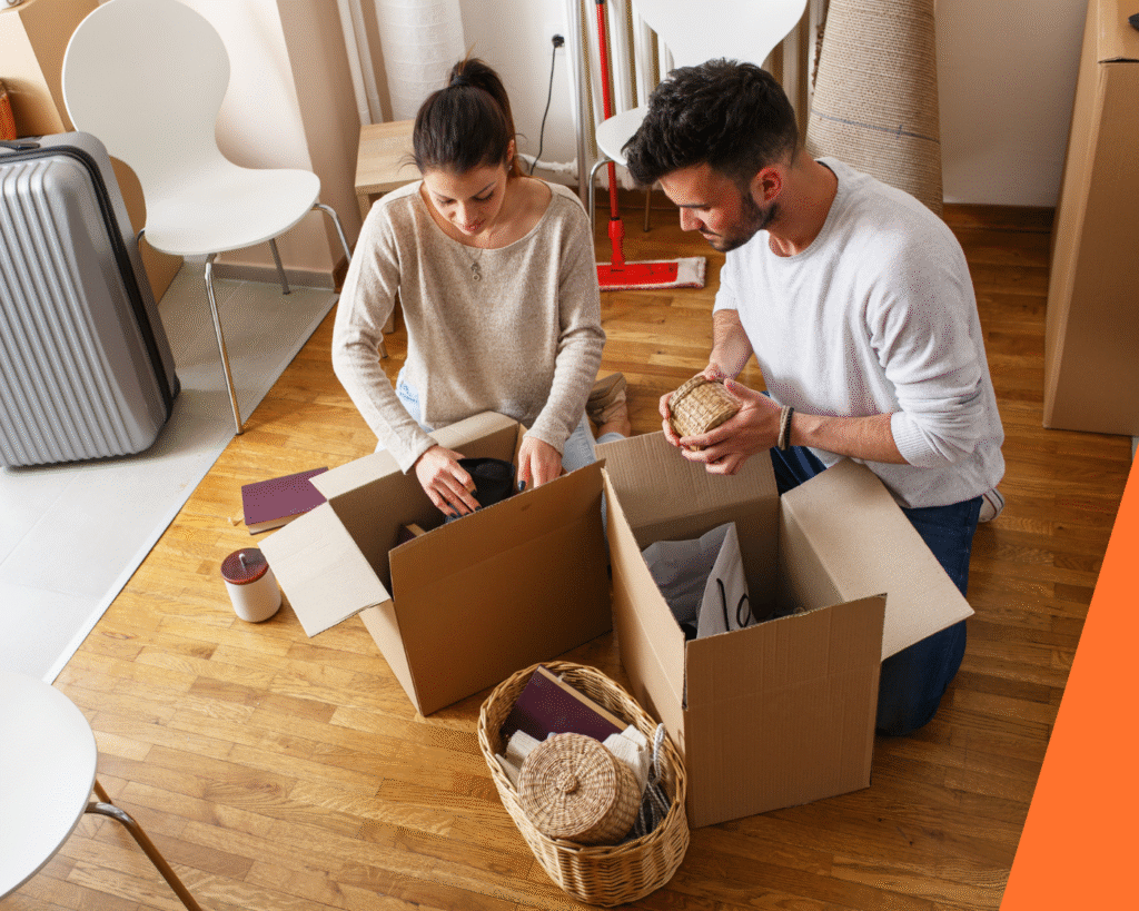 Moving day tips for first-time buyers – packing essentials
