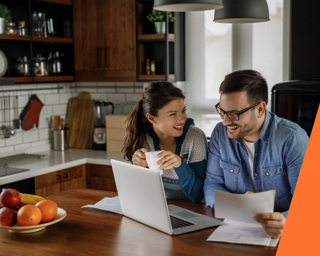 A couple looking at their First time buyer budget.